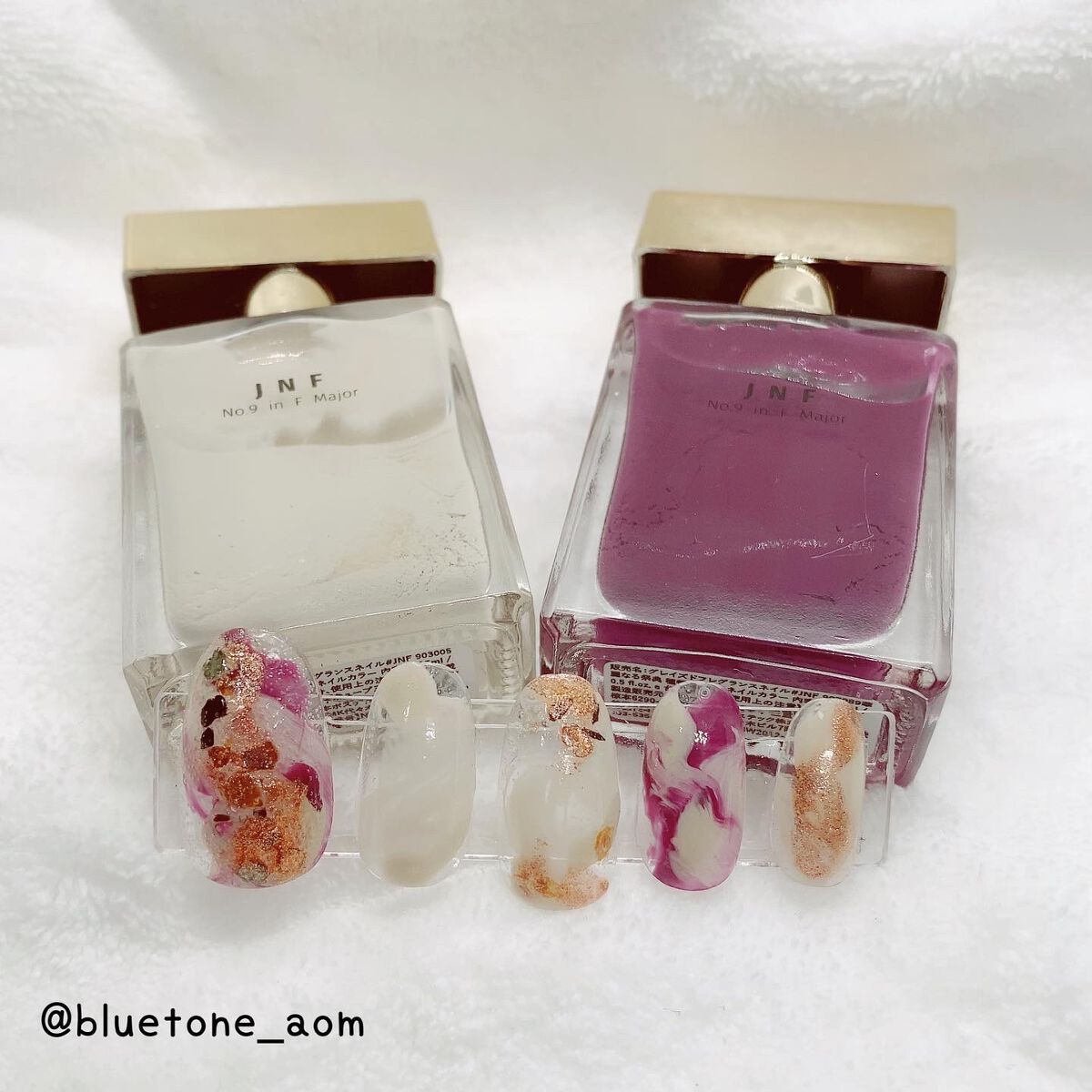 グレイズドフレグランスネイル/JNF/マニキュアを使ったクチコミ（3枚目）