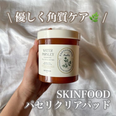 パントテン ウォーターパセリ クリアパッド/SKINFOOD/ピーリングを使ったクチコミ（1枚目）