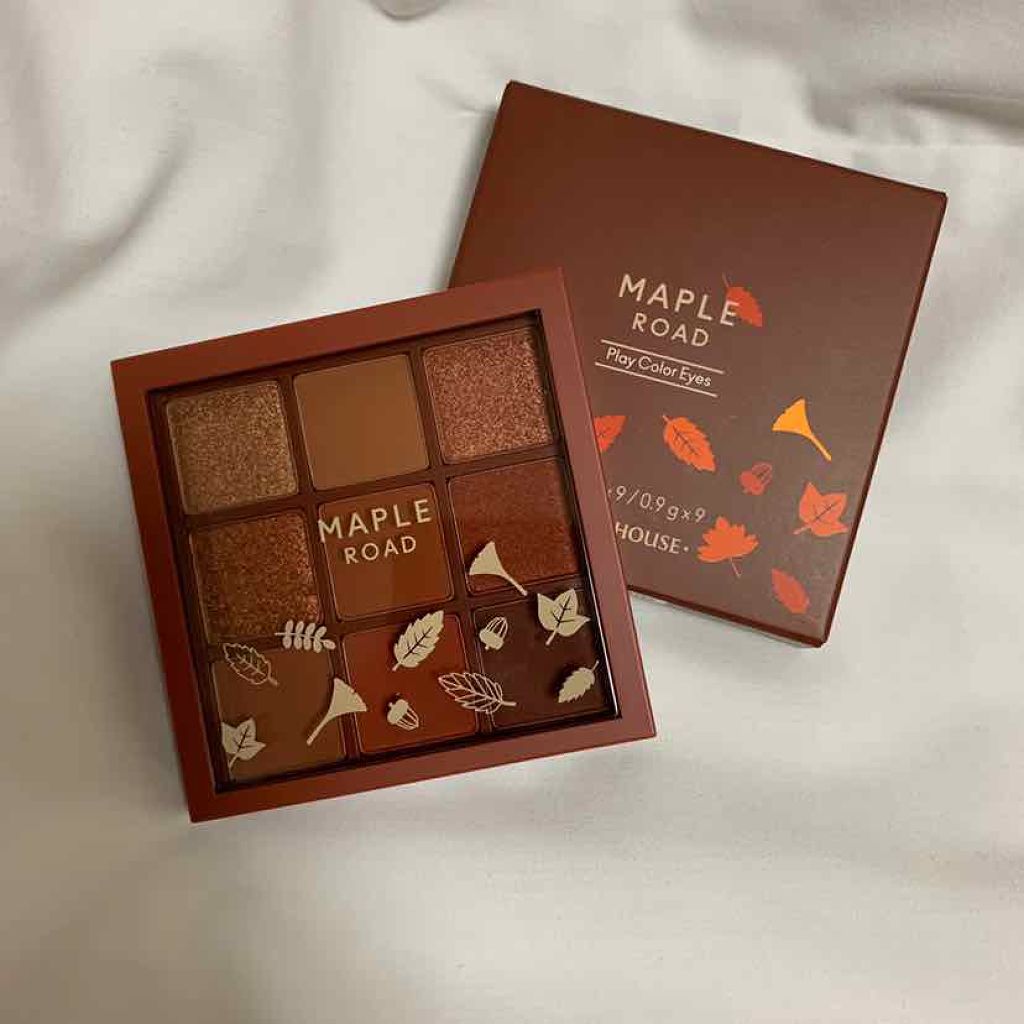 プレイカラーアイシャドウ メープルロード/ETUDE/アイシャドウパレットを使ったクチコミ（2枚目）
