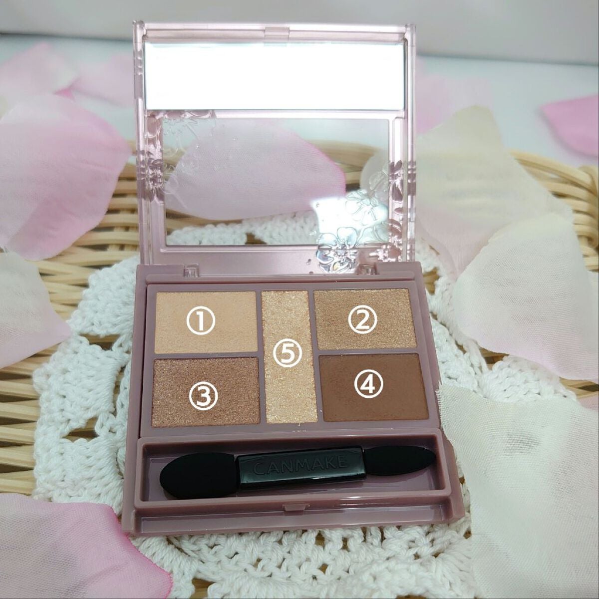 パーフェクトスタイリストアイズ/キャンメイク/アイシャドウパレットを使ったクチコミ(3枚目)