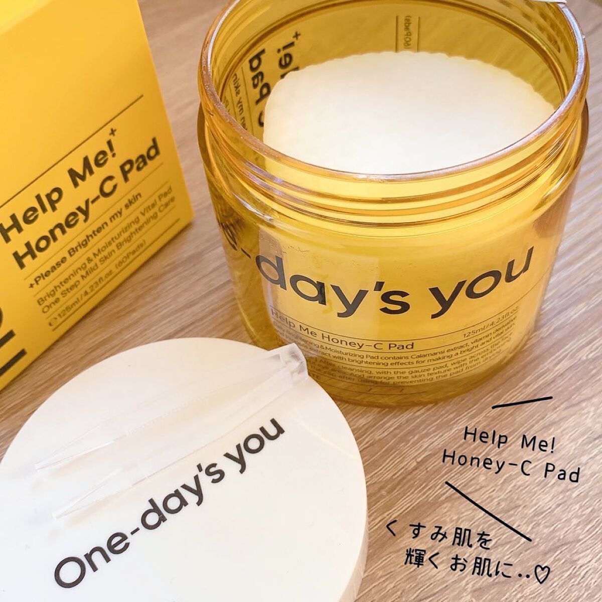 ヘルプミー! ハニーCパッド/One-day's you/トナーパッドを使ったクチコミ（1枚目）