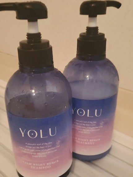 カームナイトリペアシャンプー/トリートメント/YOLU/市販シャンプーを使ったクチコミ(1枚目)