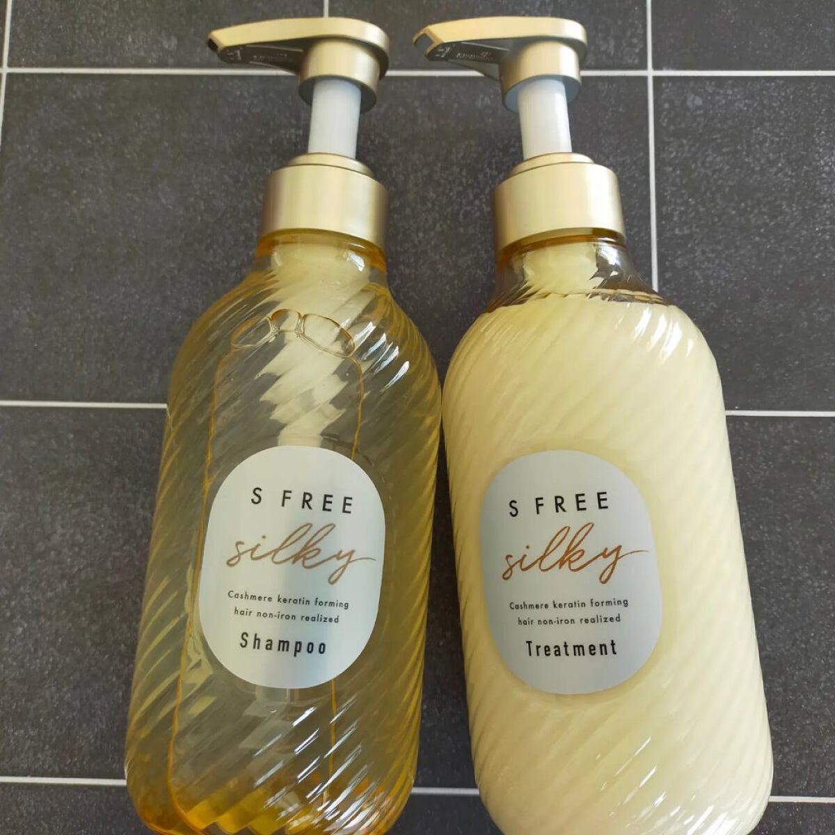 シャンプー シルキースムース／トリートメント シルキースムース /S FREE/市販シャンプーを使ったクチコミ（1枚目）
