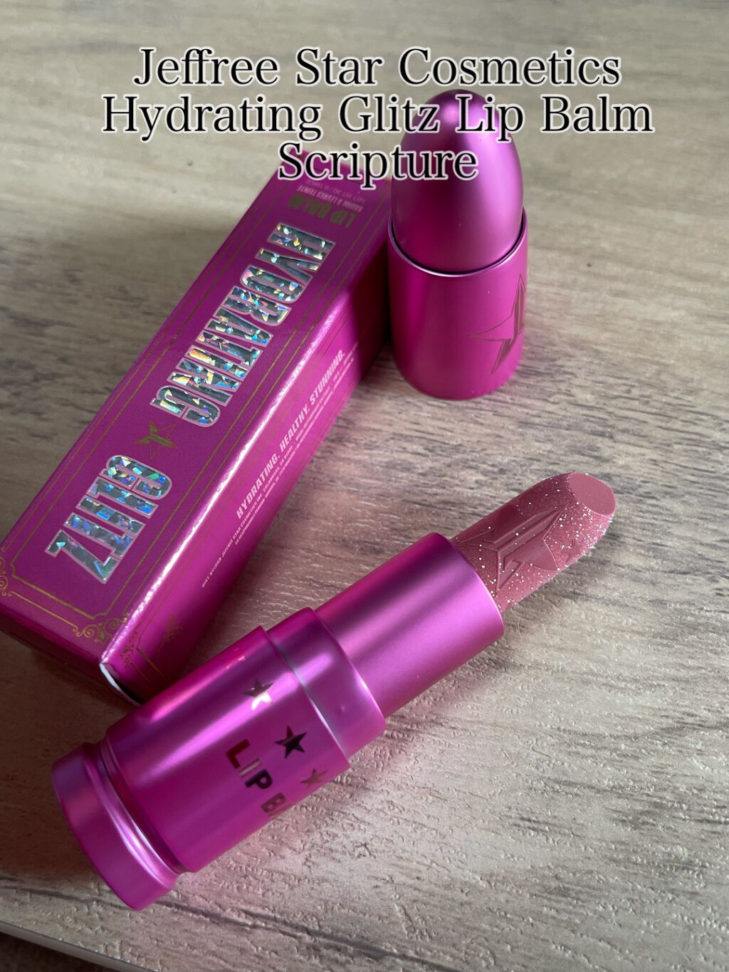 Hydrating Glitz Lip Balm/Jeffree Star Cosmetics/口紅を使ったクチコミ(1枚目)