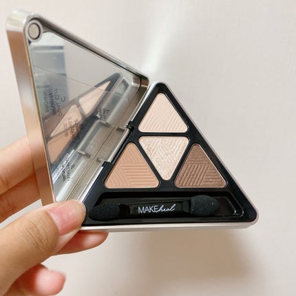 ヒドゥントライアングルアイパレット/MAKEHEAL/アイシャドウパレットを使ったクチコミ(2枚目)