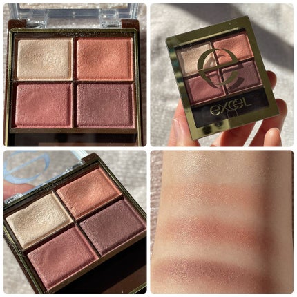 スキニーリッチシャドウ/excel/アイシャドウパレットを使ったクチコミ(3枚目)