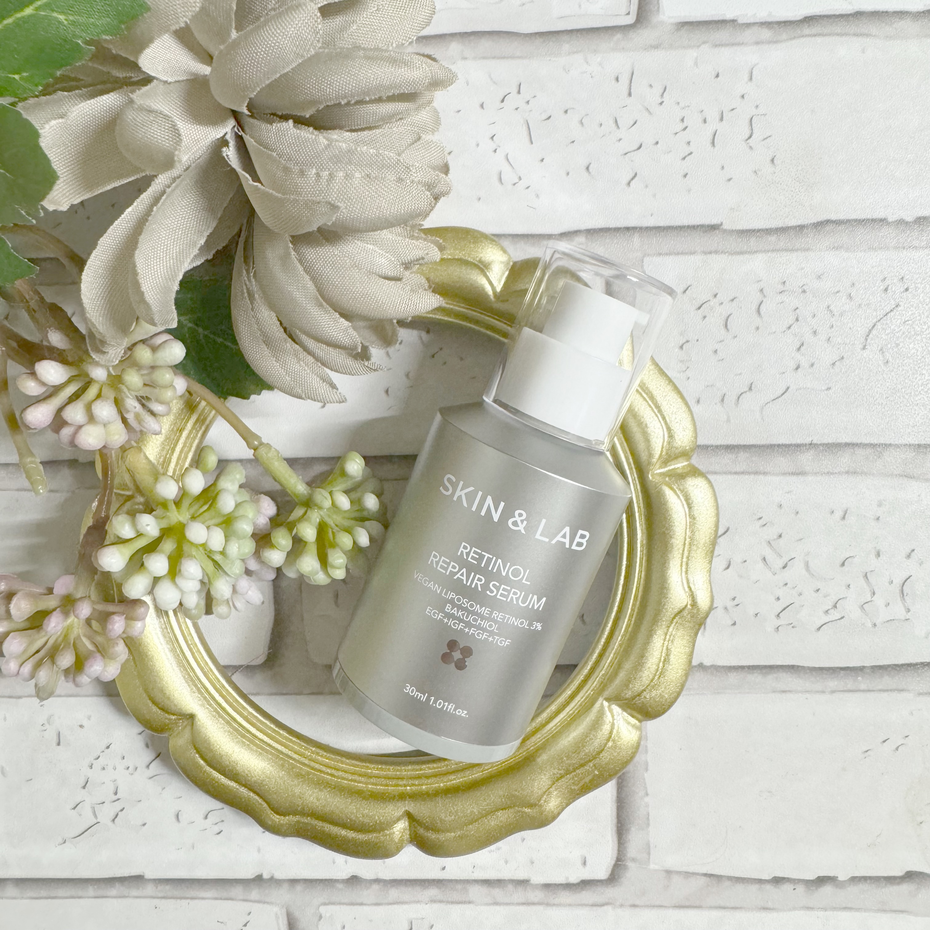 ヴィーガンリポソームレチノールセラム/SKIN&LAB/美容液を使ったクチコミ（3枚目）