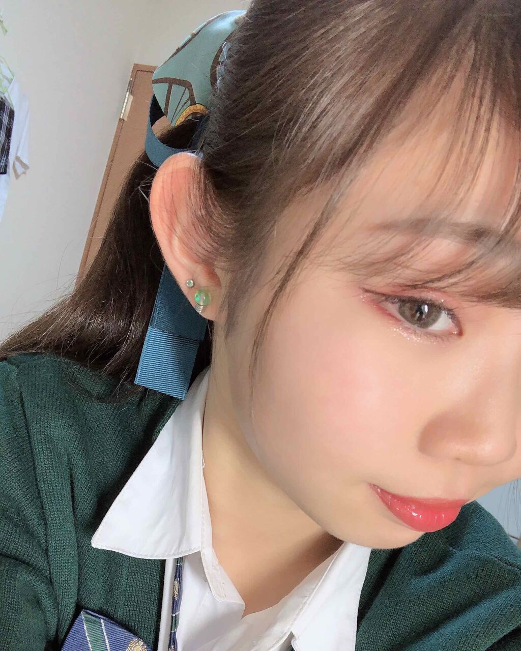 リップグロス ピュア 010 Candy Coral キャンディ コーラル（Online Shop限定色）/ADDICTION/リップグロスを使ったクチコミ（2枚目）