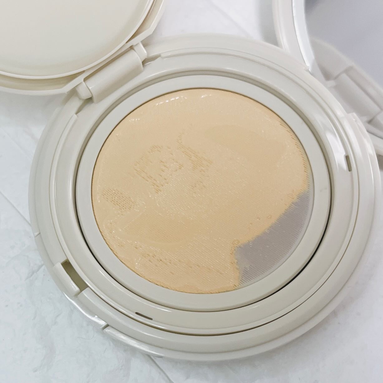 Pore Caring Mesh Cushion 21 バニラ/BeginS by JUNGSAEMMOOL/クッションファンデーションを使ったクチコミ（3枚目）