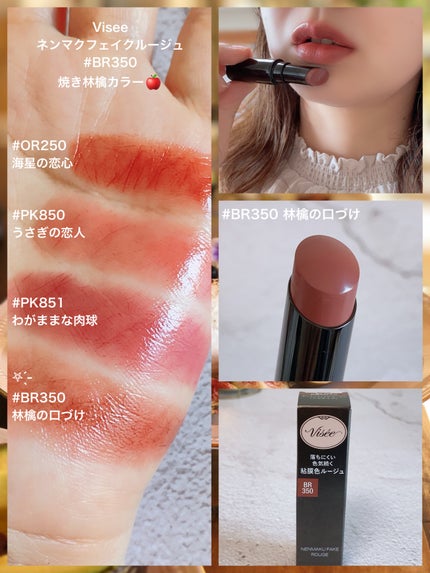 ネンマクフェイク ルージュ/Visée/口紅を使ったクチコミ(6枚目)