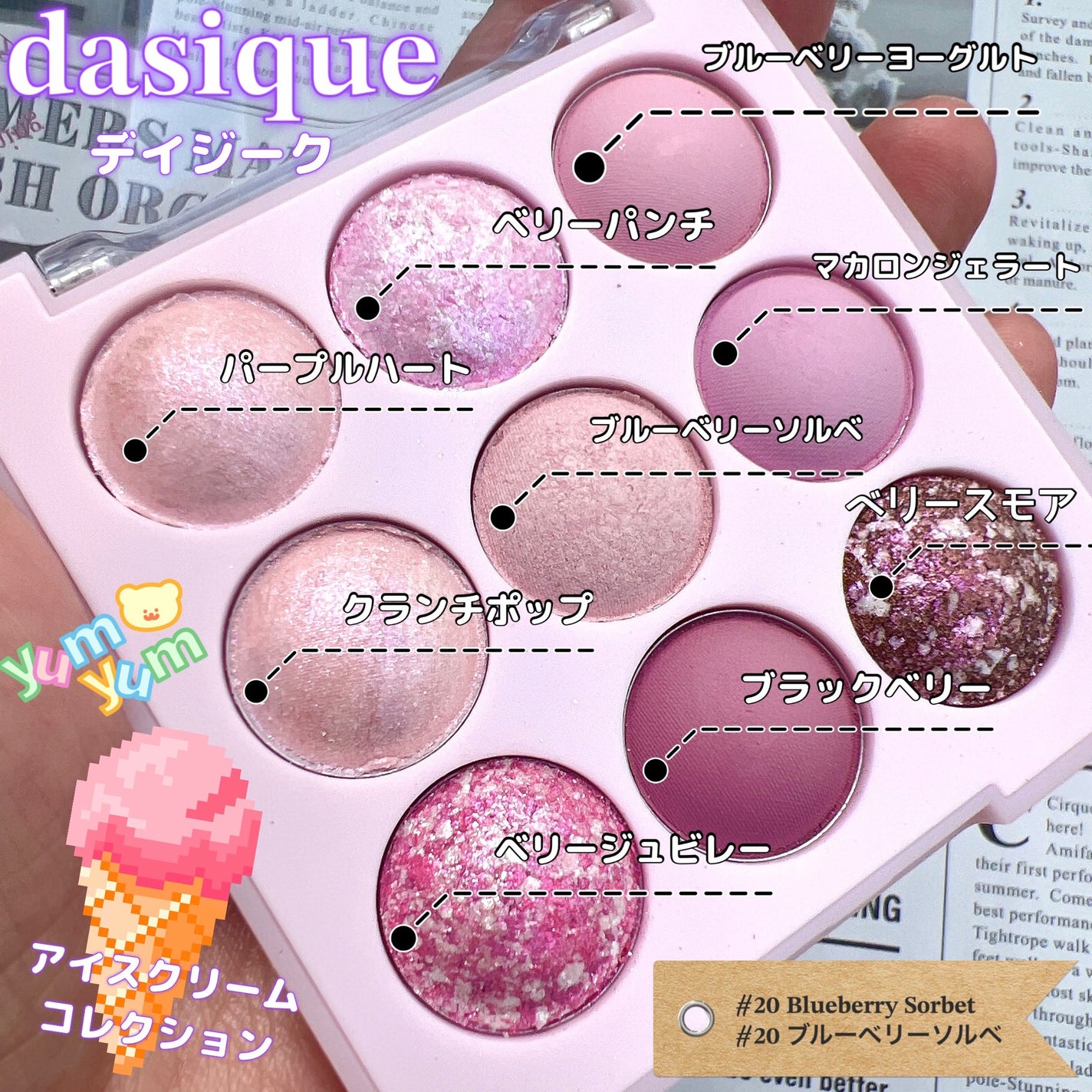 シャドウパレット/dasique/アイシャドウパレットを使ったクチコミ(2枚目)
