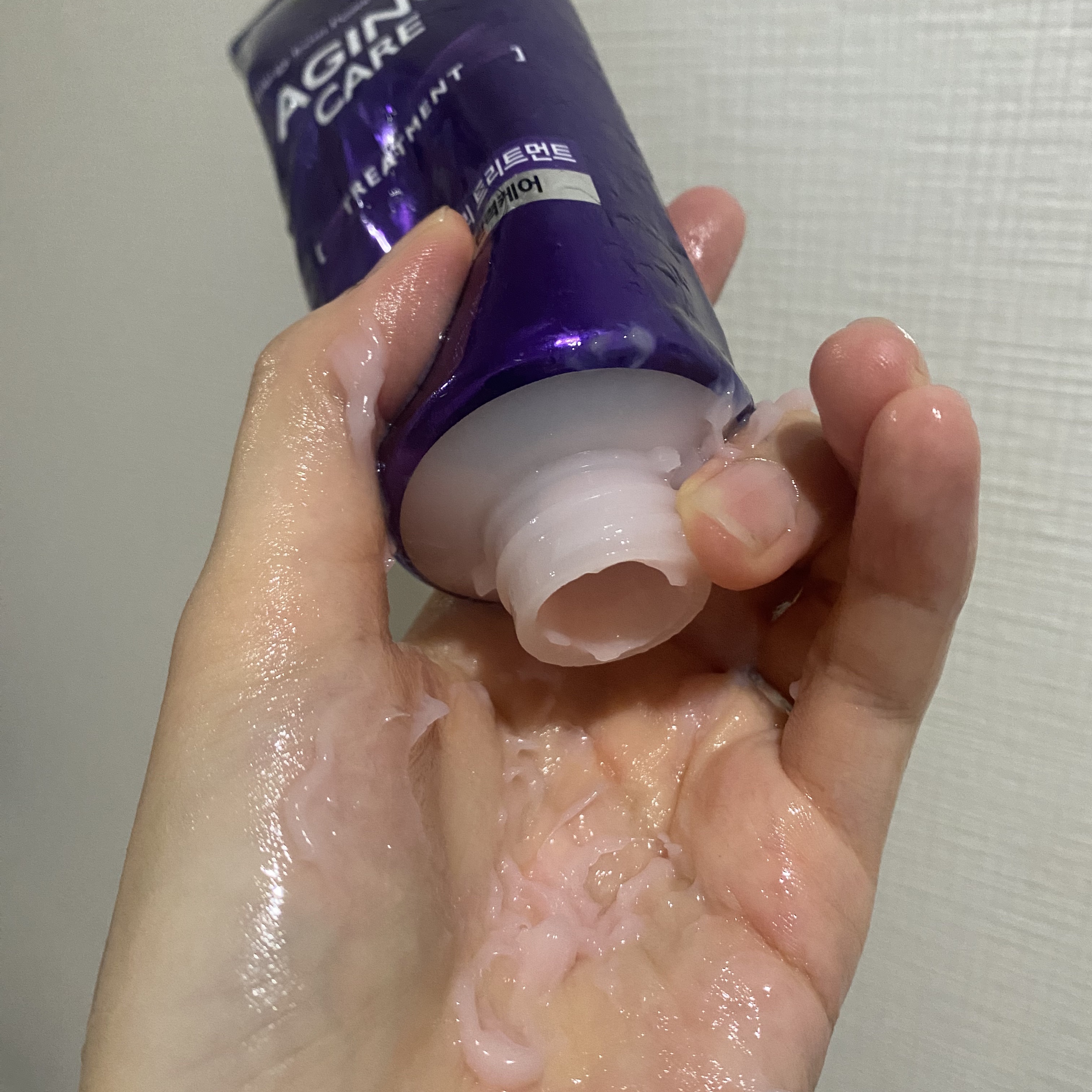 miseenscene エイジングケアトリートメントのクチコミ「💜💜💜💜💜💜💜💜💜💜💜💜💜💜💜💜

使い切り❣️めっちゃおすすめ♥️

miseenscene.....」（2枚目）