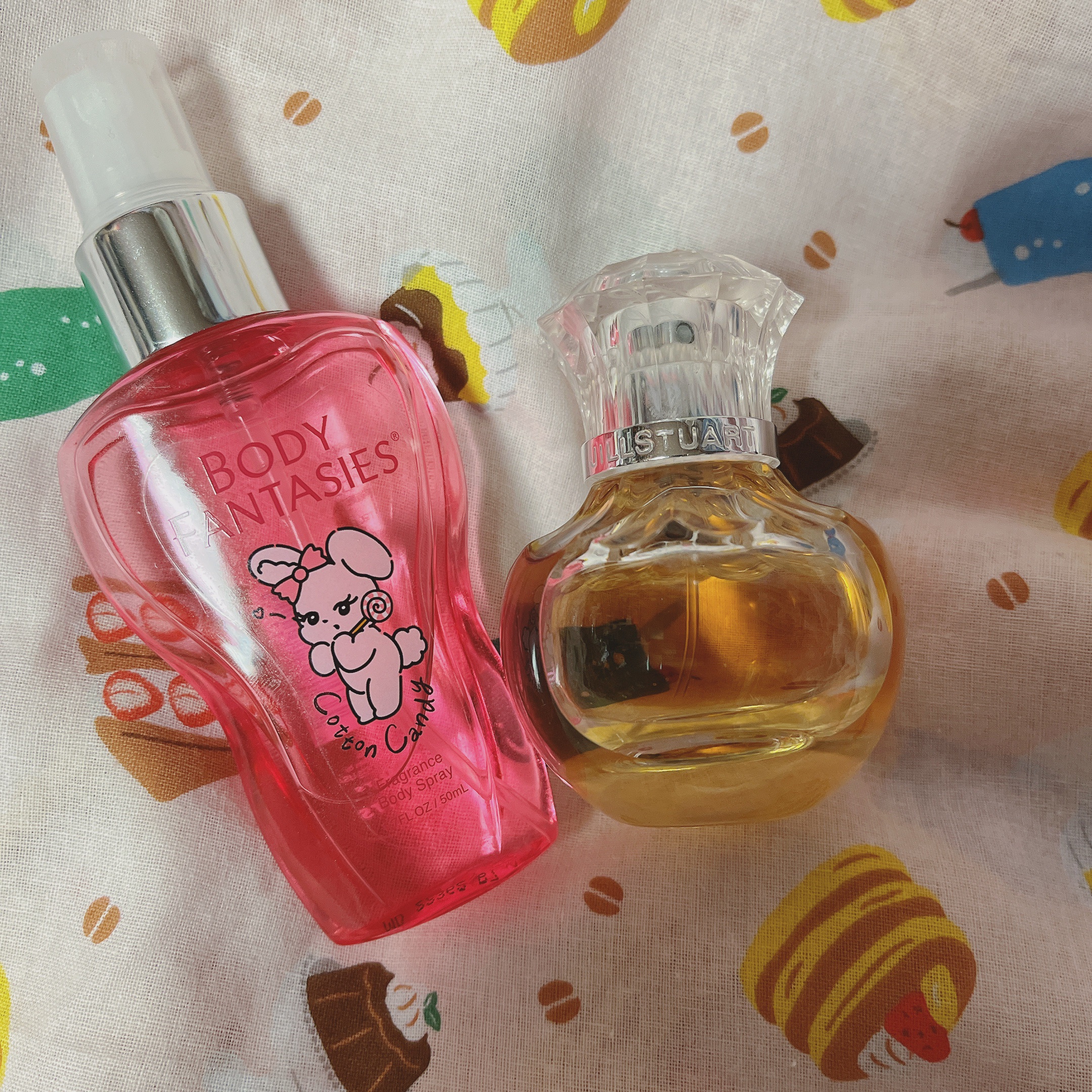 ボディスプレー コットンキャンディスウィート 50ml（新パッケージ）/ボディファンタジー/香水(レディース)を使ったクチコミ（1枚目）