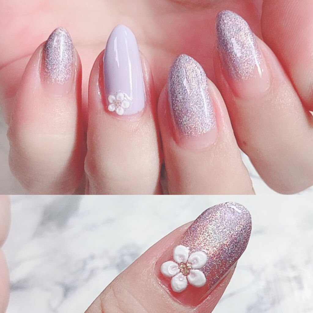 ネイルホリック リミテッドカラー Popping Sugar/ネイルホリック/マニキュアを使ったクチコミ（3枚目）