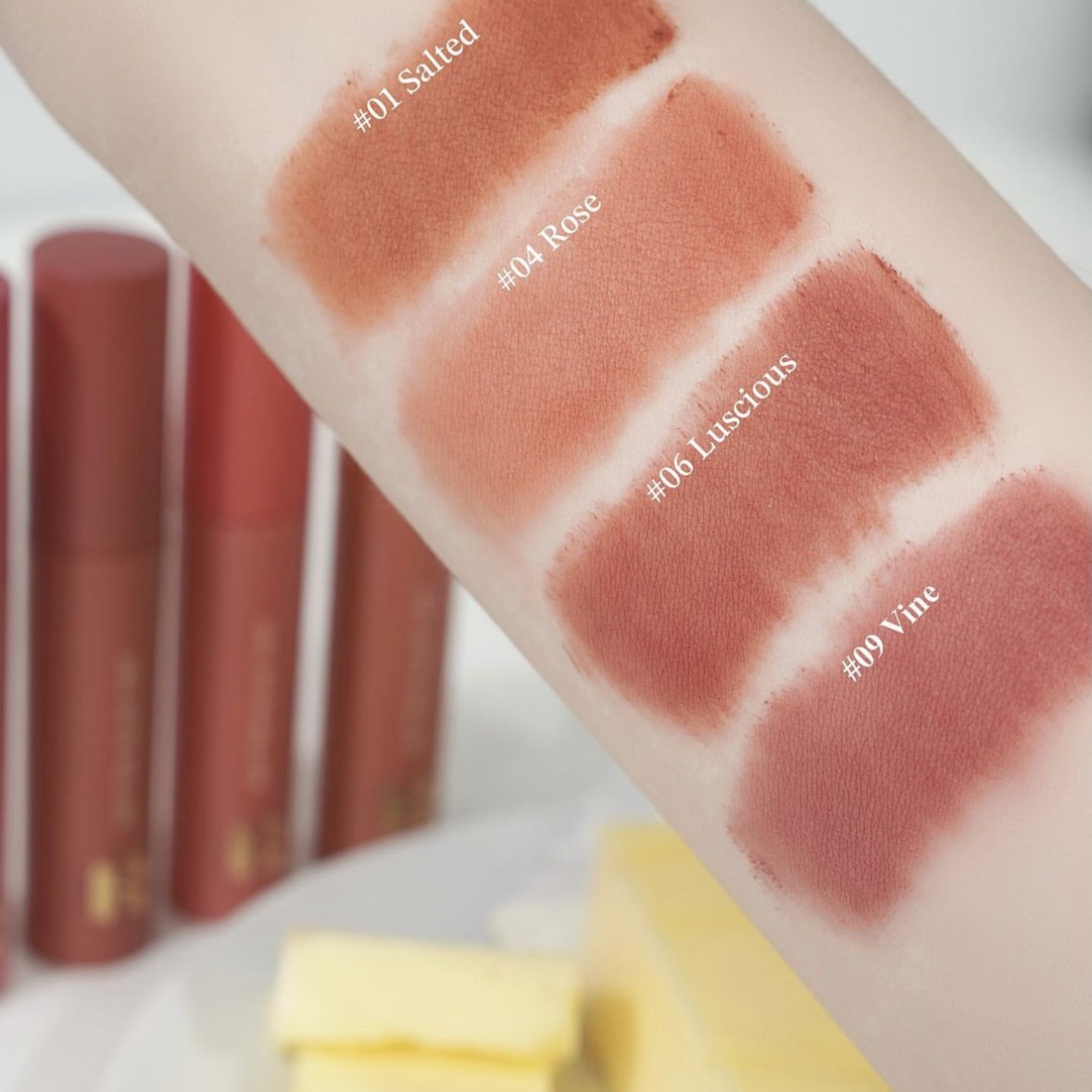 バターブラーティント 01 ソルティッド/HOLIKA HOLIKA/リップティントを使ったクチコミ（1枚目）