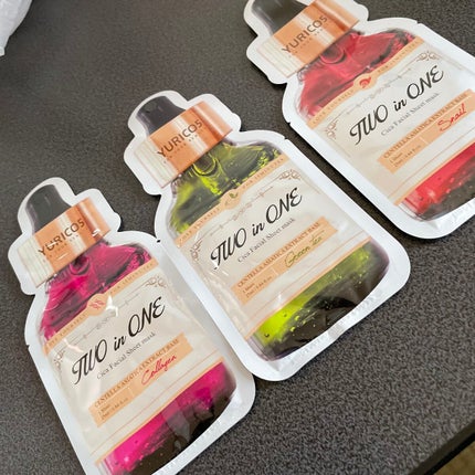 ユリコス 2in1 シカ フェイシャル シートマスク/YURICO5/シートマスク・パックを使ったクチコミ(1枚目)