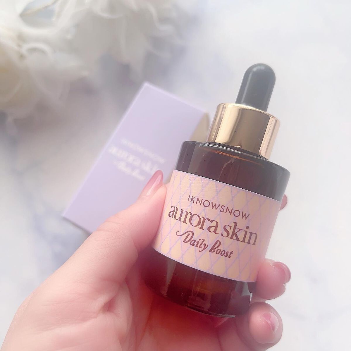 オーロラスキン デイリーブースト/IKNOWSNOW/美容液を使ったクチコミ（1枚目）