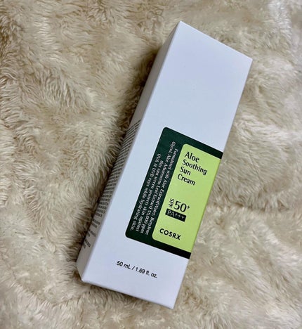 アロエスージングUVクリーム SPF50+ PA+++/COSRX/日焼け止めクリームを使ったクチコミ(2枚目)