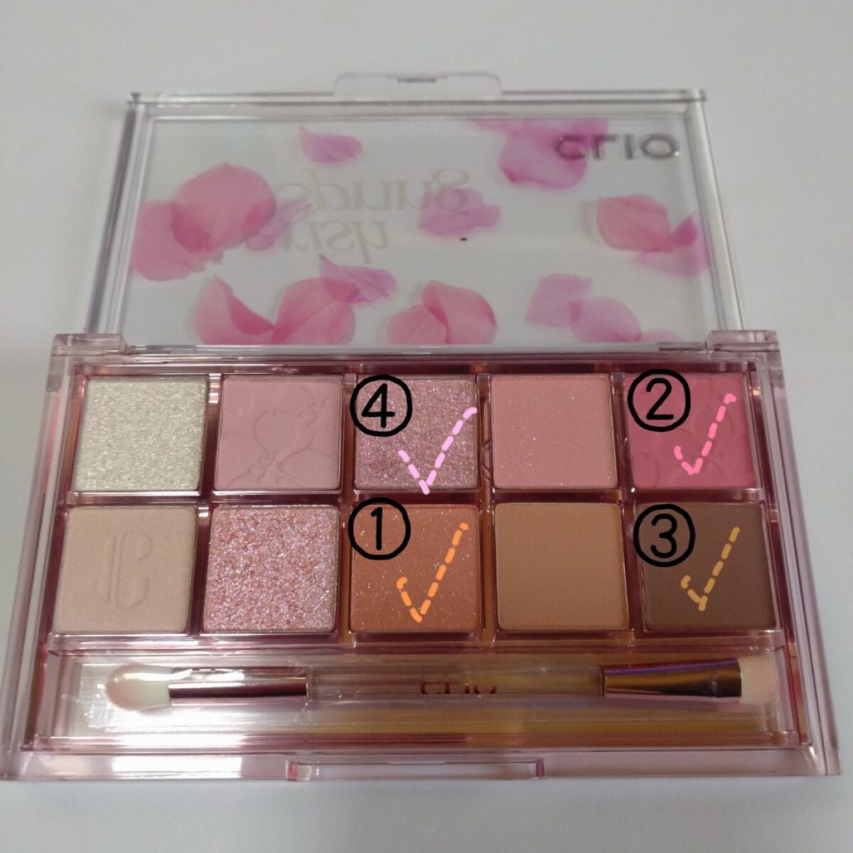 プロ アイ パレット/CLIO/アイシャドウパレットを使ったクチコミ(2枚目)