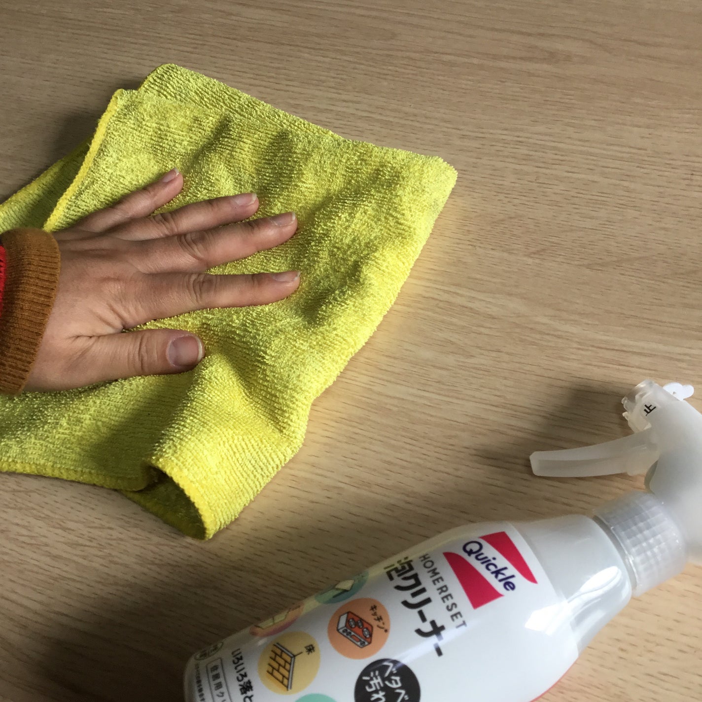 クイックルホームリセット 泡クリーナー/クイックル/その他を使ったクチコミ(4枚目)