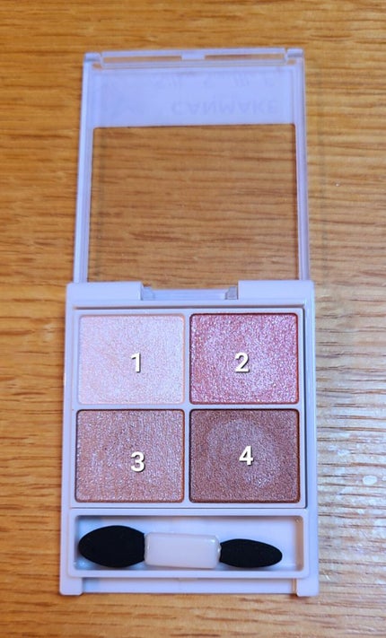 シルキースフレアイズ/キャンメイク/アイシャドウパレットを使ったクチコミ(2枚目)