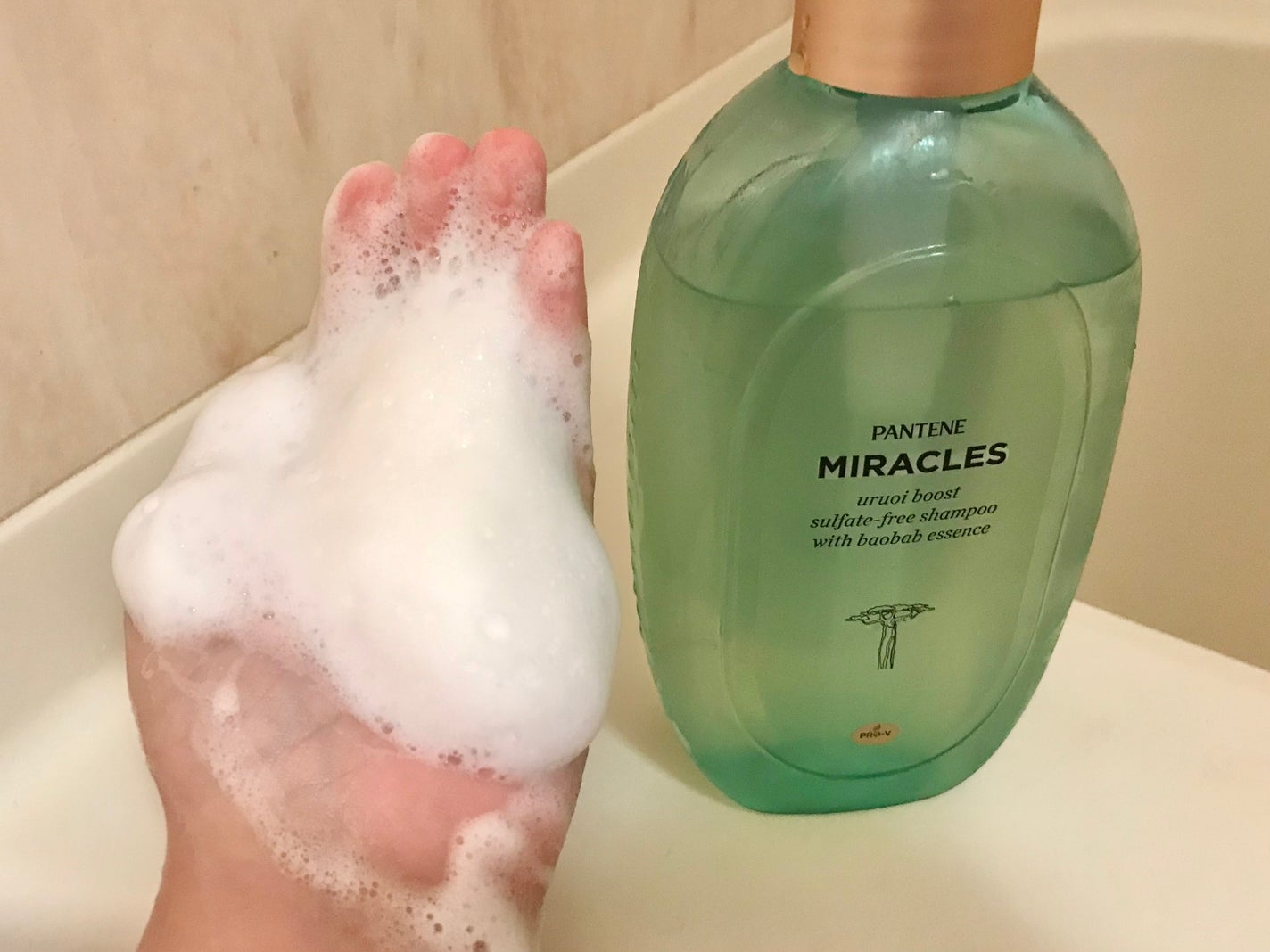 ミラクルズ うるおいブースト シャンプー/トリートメント/パンテーン/市販シャンプーを使ったクチコミ(4枚目)