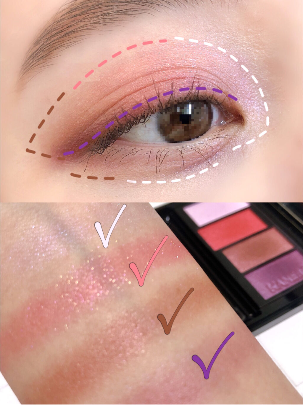 レイヤードカラーズアイシャドウ/KANEBO/アイシャドウパレットを使ったクチコミ（2枚目）