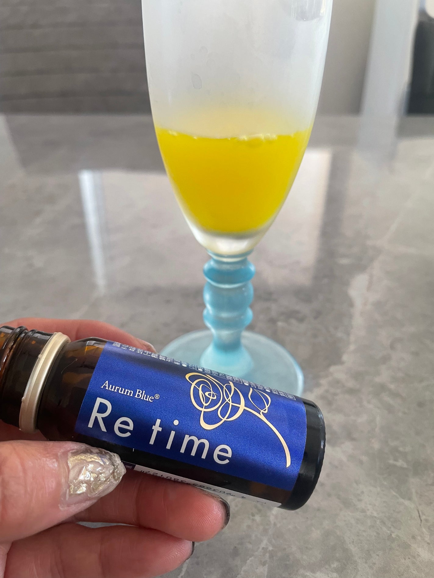Re time ブルーローズドリンク/オーラムブルー/美容ドリンクを使ったクチコミ(6枚目)