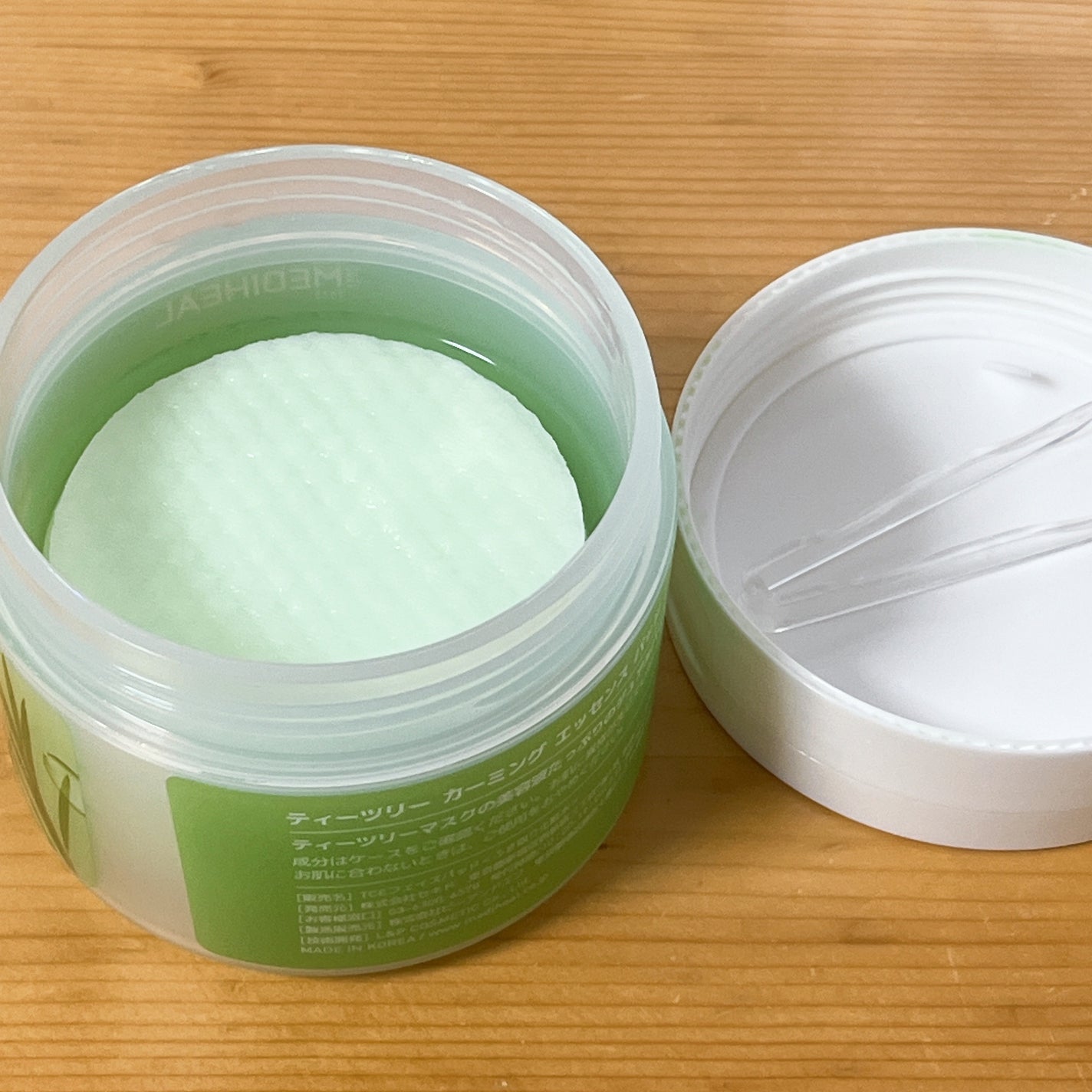 ティーツリーカーミングエッセンスパッド/MEDIHEAL/トナーパッドを使ったクチコミ(2枚目)