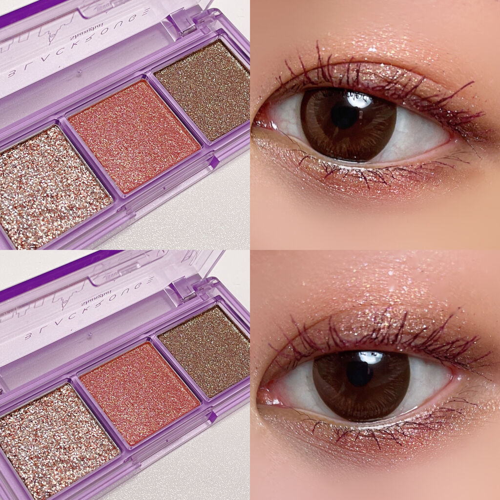 トリプルレイヤーアイパレット/BLACK ROUGE/アイシャドウパレットを使ったクチコミ（3枚目）