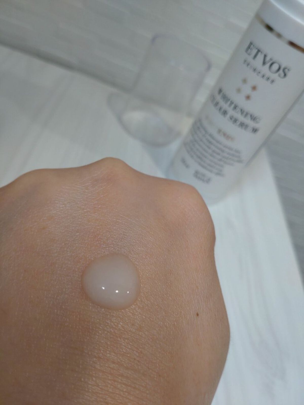 ホワイトニングクリアセラム/エトヴォス/美容液を使ったクチコミ（3枚目）