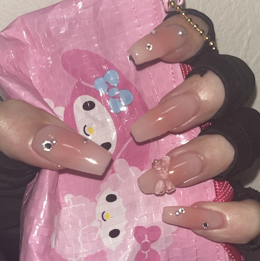 ジェルネイル ミルキーベージュ/セリア/ジェルネイルを使ったクチコミ（1枚目）