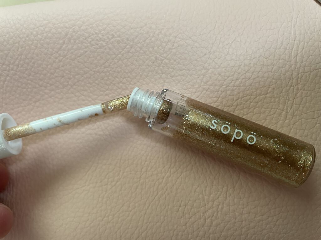メイクアップグリッター/sopo/グリッターを使ったクチコミ（2枚目）