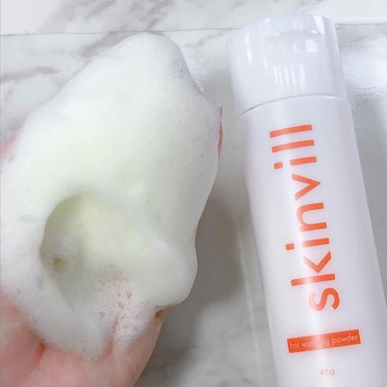 ホットウォッシングパウダー/skinvill/洗顔パウダーを使ったクチコミ(4枚目)