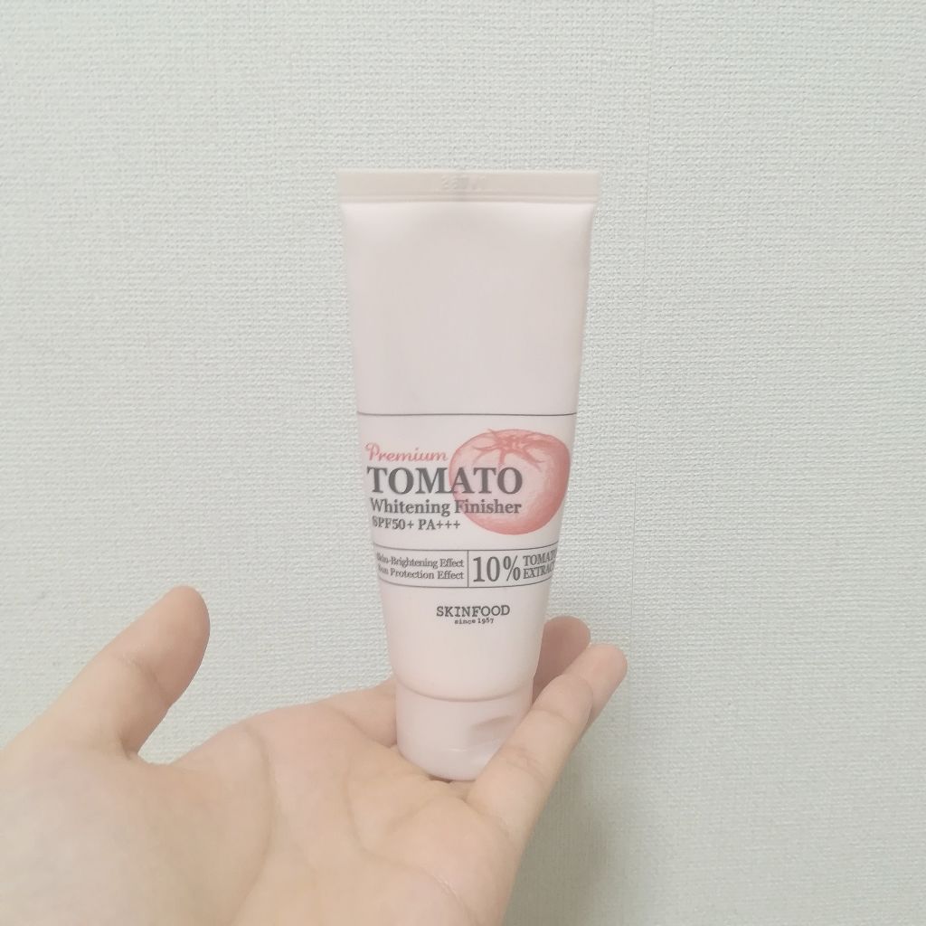 プレミアムトマト ブライトニング フィニッシャー/SKINFOOD/化粧下地を使ったクチコミ(1枚目)