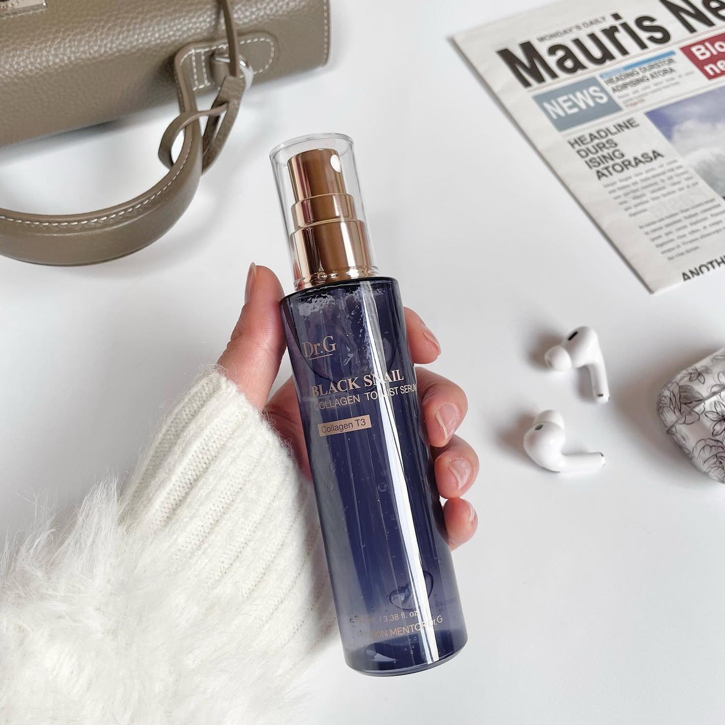 ドクタージー ブラックスネイル コラーゲンミスト/Dr.G/ミスト状化粧水を使ったクチコミ(1枚目)
