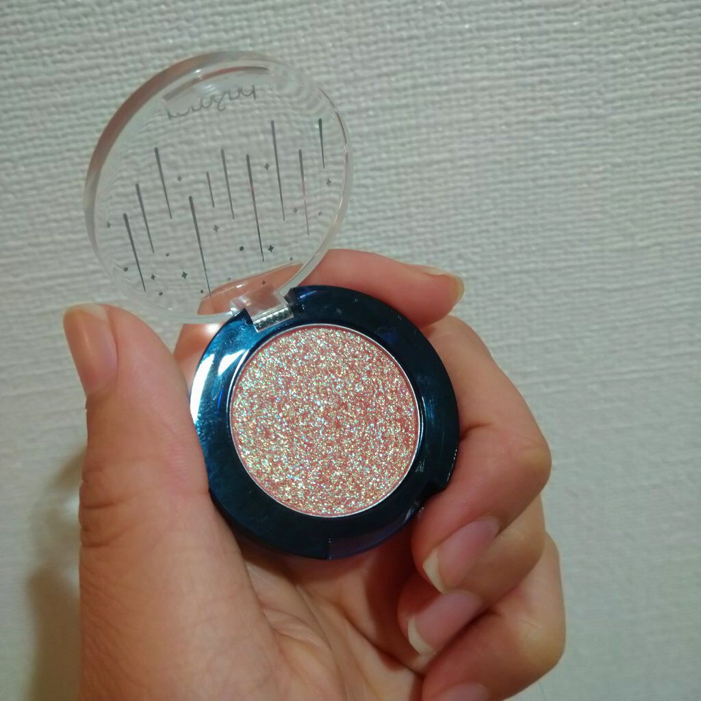 グリッター シャドウ カラー/rom&nd/グリッターを使ったクチコミ（3枚目）