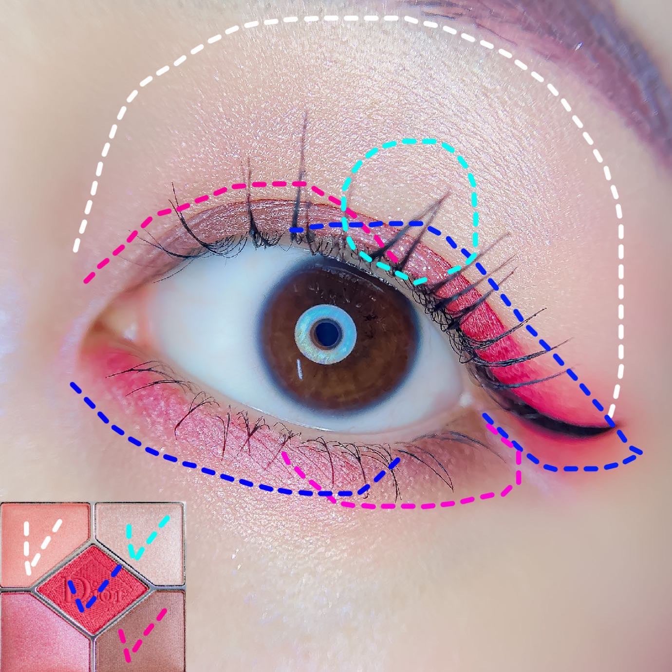 【旧】サンク クルール クチュール/Dior/アイシャドウパレットを使ったクチコミ(2枚目)