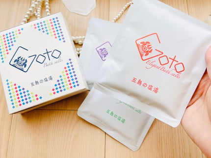 五島の塩湯(バスソルト)/Ontsubaki/バスグッズを使ったクチコミ(5枚目)