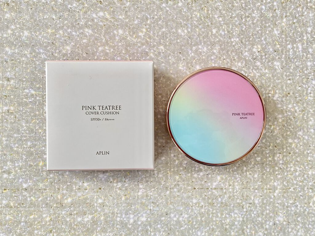 ピンクティーツリーカバークッション/APLIN/クッションファンデーションを使ったクチコミ（1枚目）