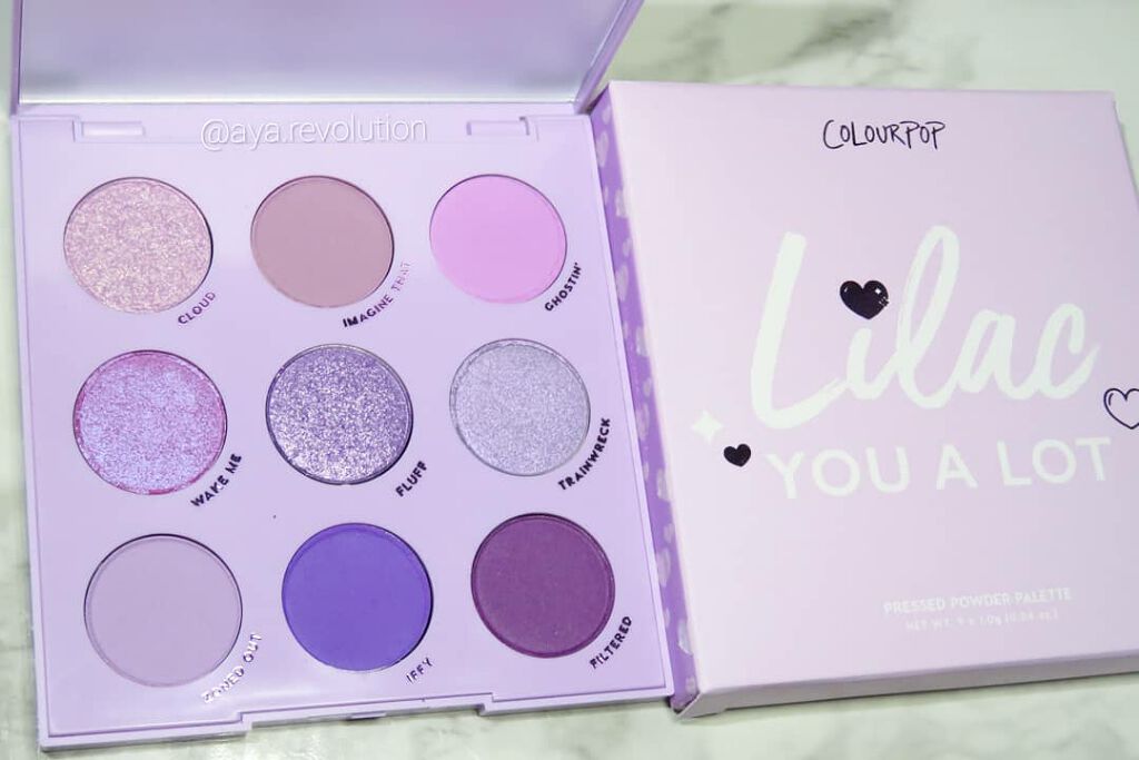Lilac You A Lot Shadow Palette/ColourPop/アイシャドウパレットを使ったクチコミ(1枚目)