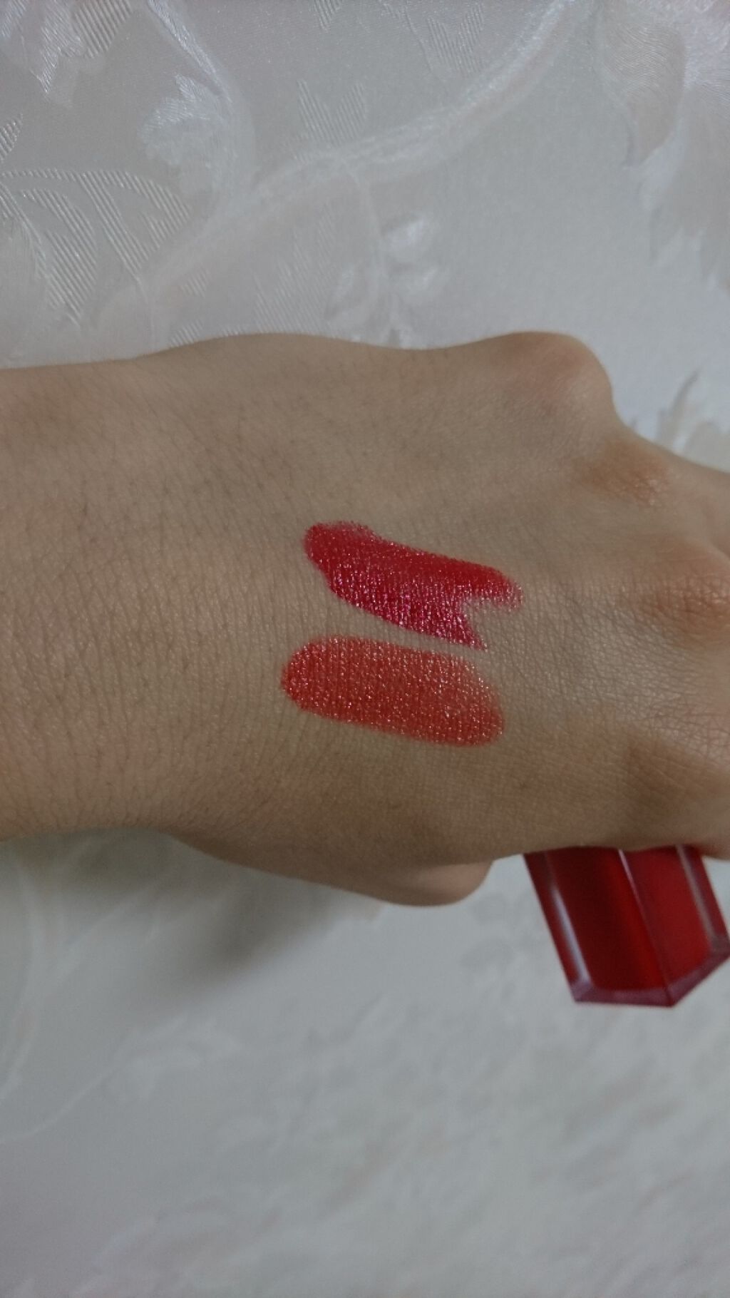 ルージュ アンリミテッド ラッカーシャイン/shu uemura/口紅を使ったクチコミ(2枚目)