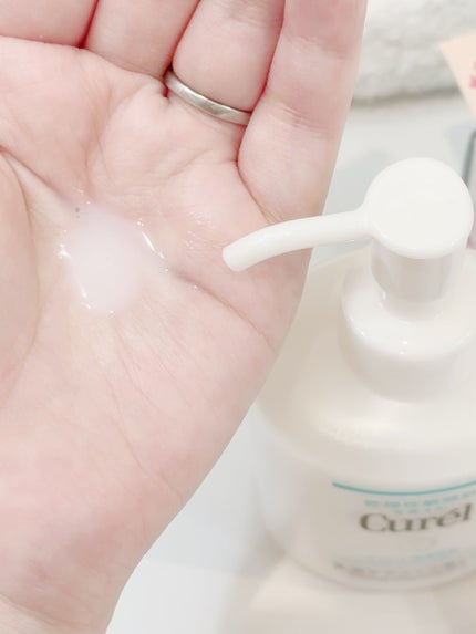 キュレル 潤浸保湿 乳液ケアメイク落とし/キュレル/ミルククレンジングを使ったクチコミ(3枚目)
