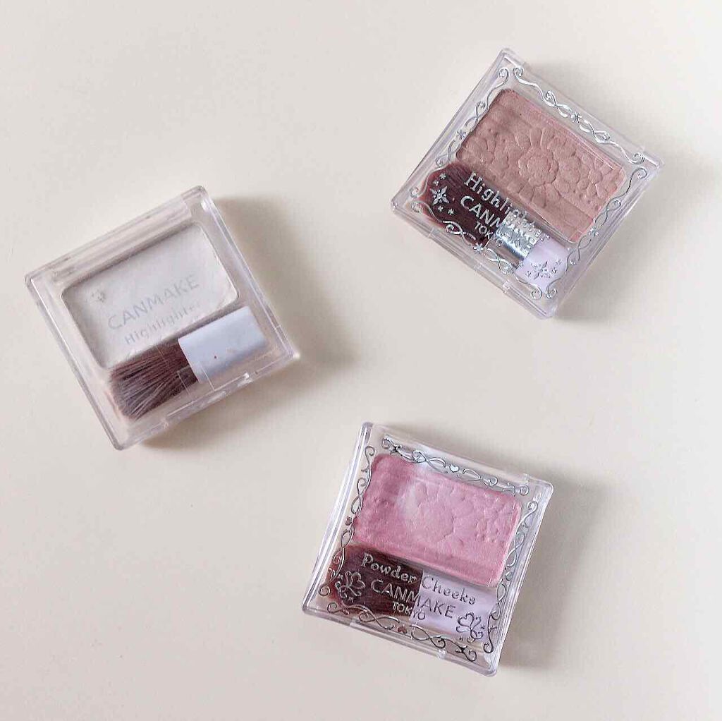 ハイライター/キャンメイク/パウダーハイライトを使ったクチコミ(1枚目)