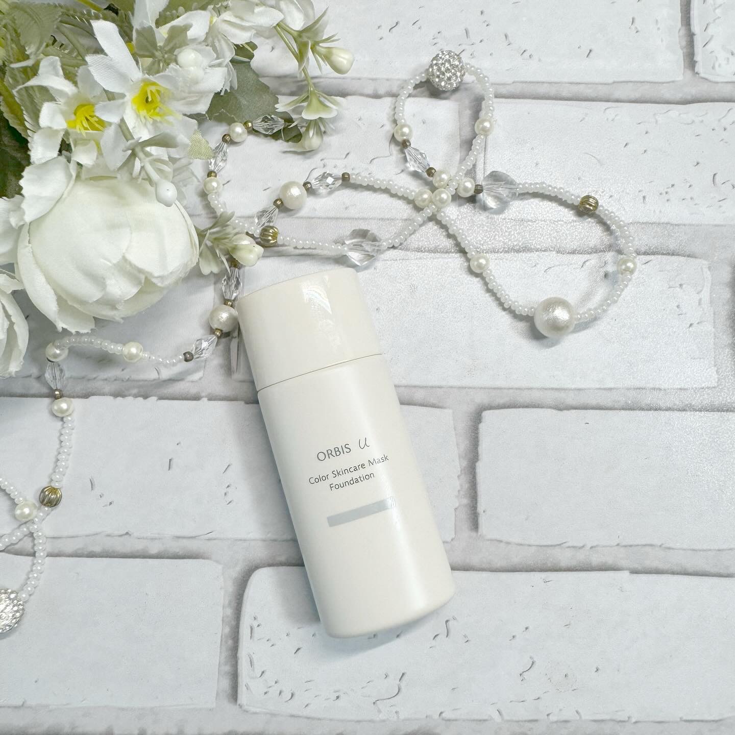 オルビスユー カラースキンケアマスク ファンデーション/オルビス/リキッドファンデーションを使ったクチコミ（2枚目）