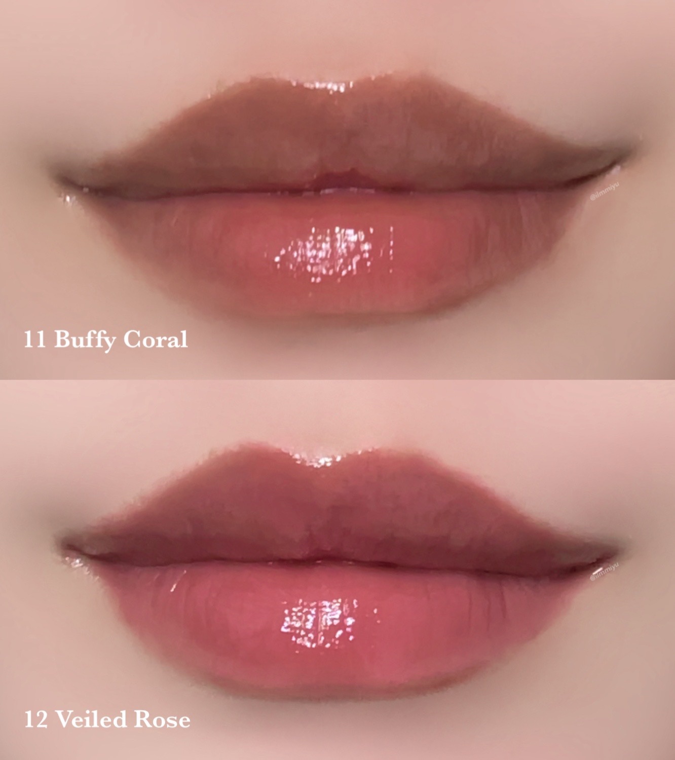 グラスティングメルティングバーム/rom&nd/リップバームを使ったクチコミ（3枚目）