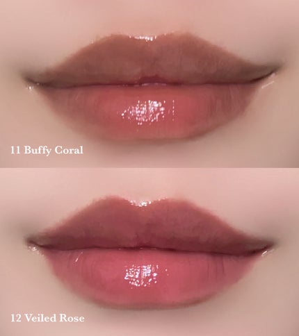 グラスティングメルティングバーム/rom&nd/リップバームを使ったクチコミ(3枚目)