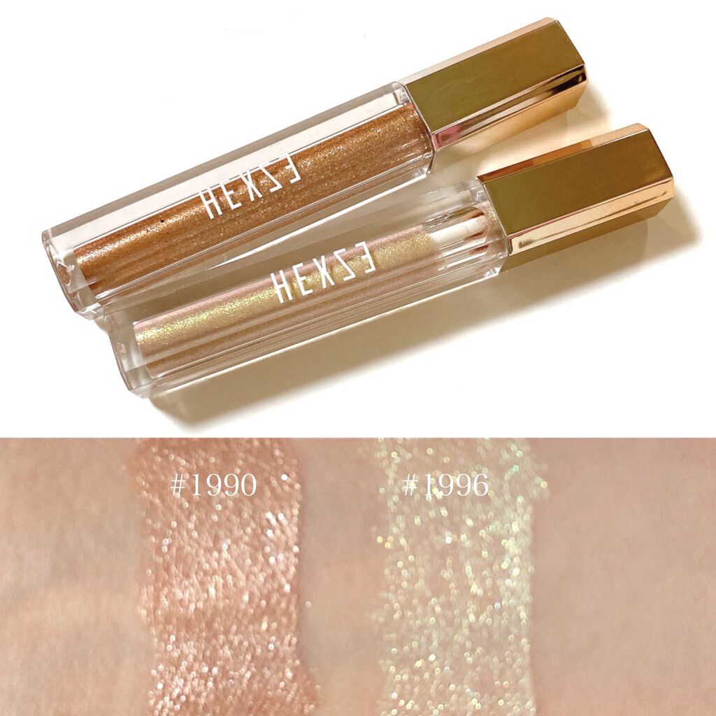 スターダイヤモンドストリーマーリキッドアイシャドウ/HEXZE(ヘックスゼ)/リキッドアイシャドウを使ったクチコミ(2枚目)