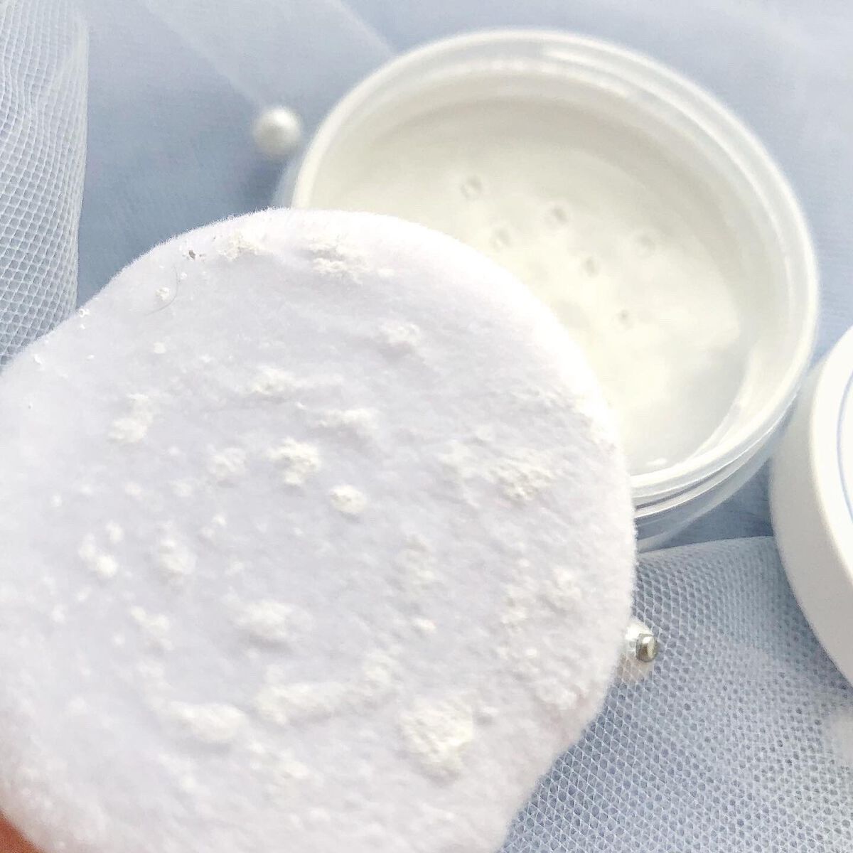 ポアセバムパウダー/One-day's you/ルースパウダーを使ったクチコミ(2枚目)