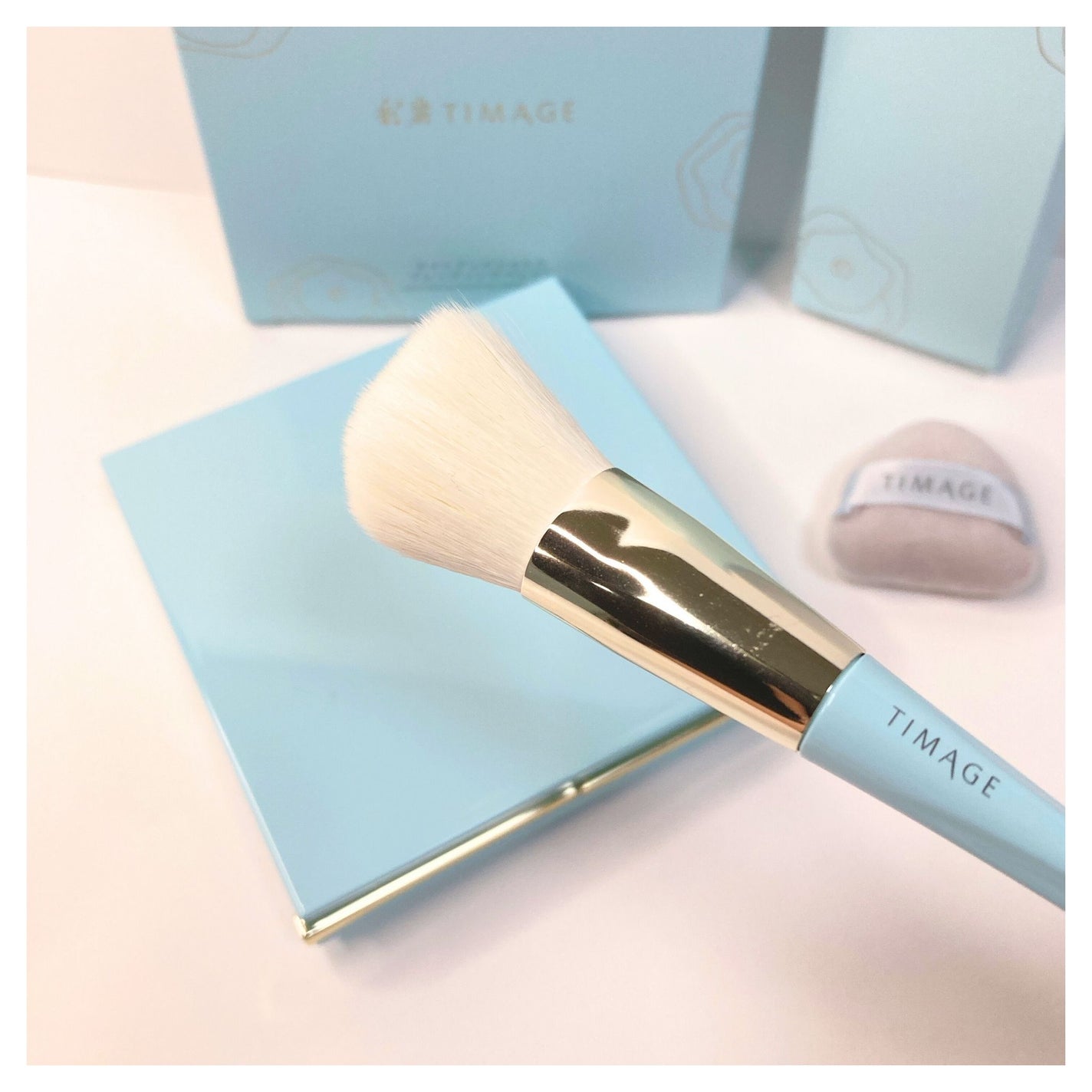 ハイライトシェーディングパレット/TIMAGE/パウダーハイライトを使ったクチコミ(5枚目)